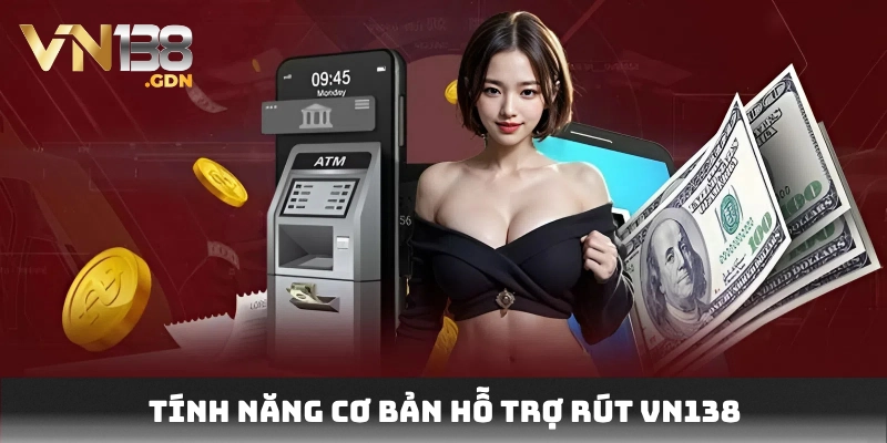 Tính năng cơ bản hỗ trợ rút VN138